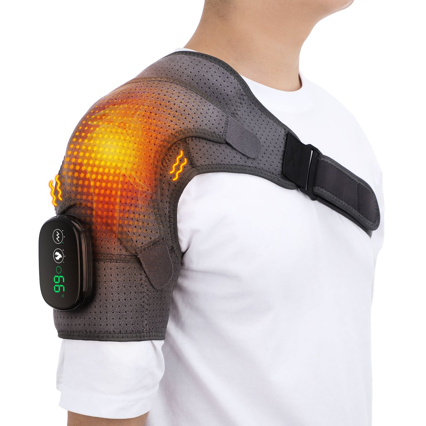 3-Speed Vibration Electric Shoulder Massage Pad