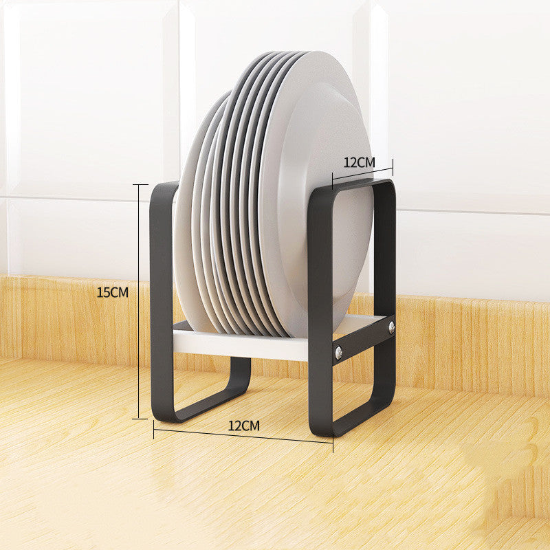 Metal Silica Gel Bottom Pad Dish Storage Rack