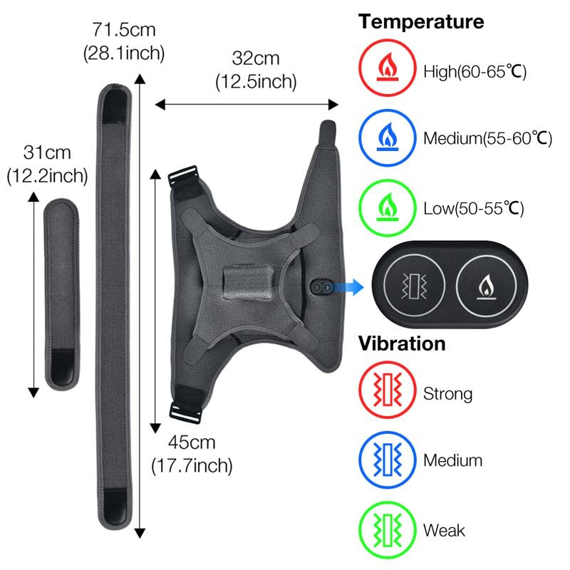 Portable Rechargeable Heating Shoulder Pad