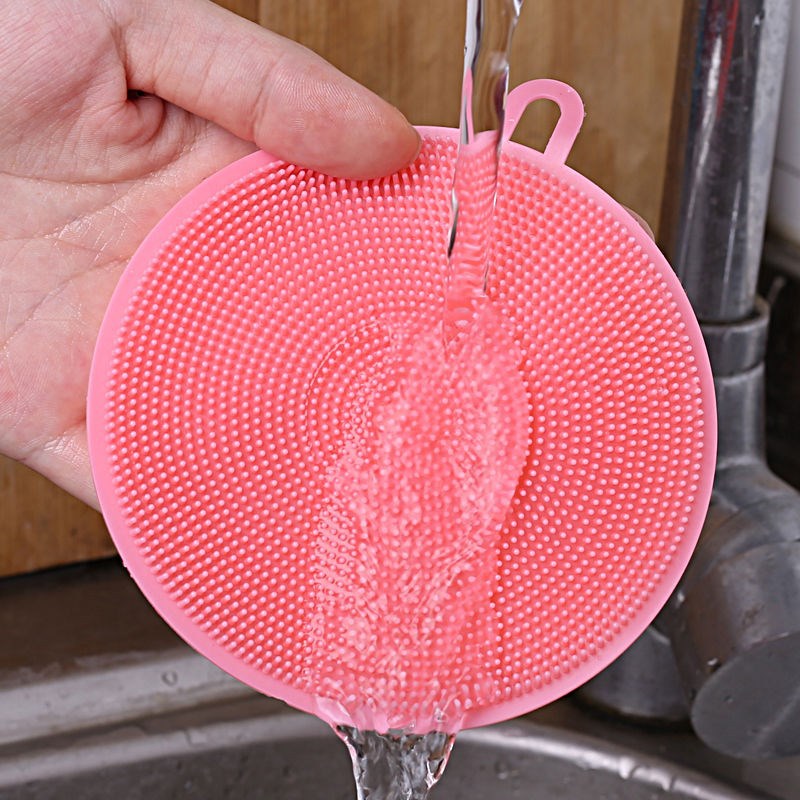Multifunction Silicone Dish Bowl Cleaning Brush Magic Scouring Pad Pot Pan Wash Brushes Kitchen Washing Tool