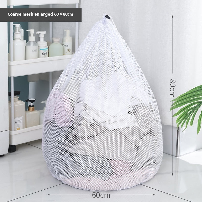 Drawstring Laundry Bag Fine Mesh Thick Thick Drawstring