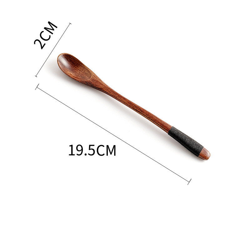 Environmentally Friendly Nanmu Long Handle Spoon