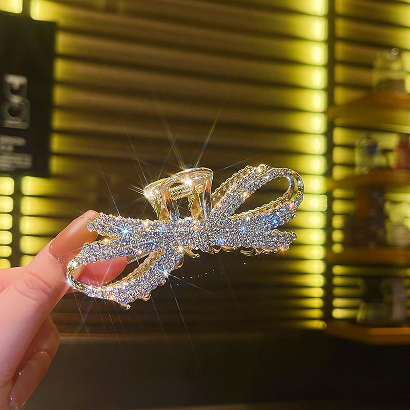 Women's Bow  Diamond Alloy Hair Clip