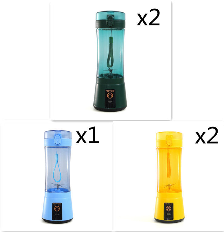 Portable USB Rechargeable Juicer Cup – 380ml Personal Blender