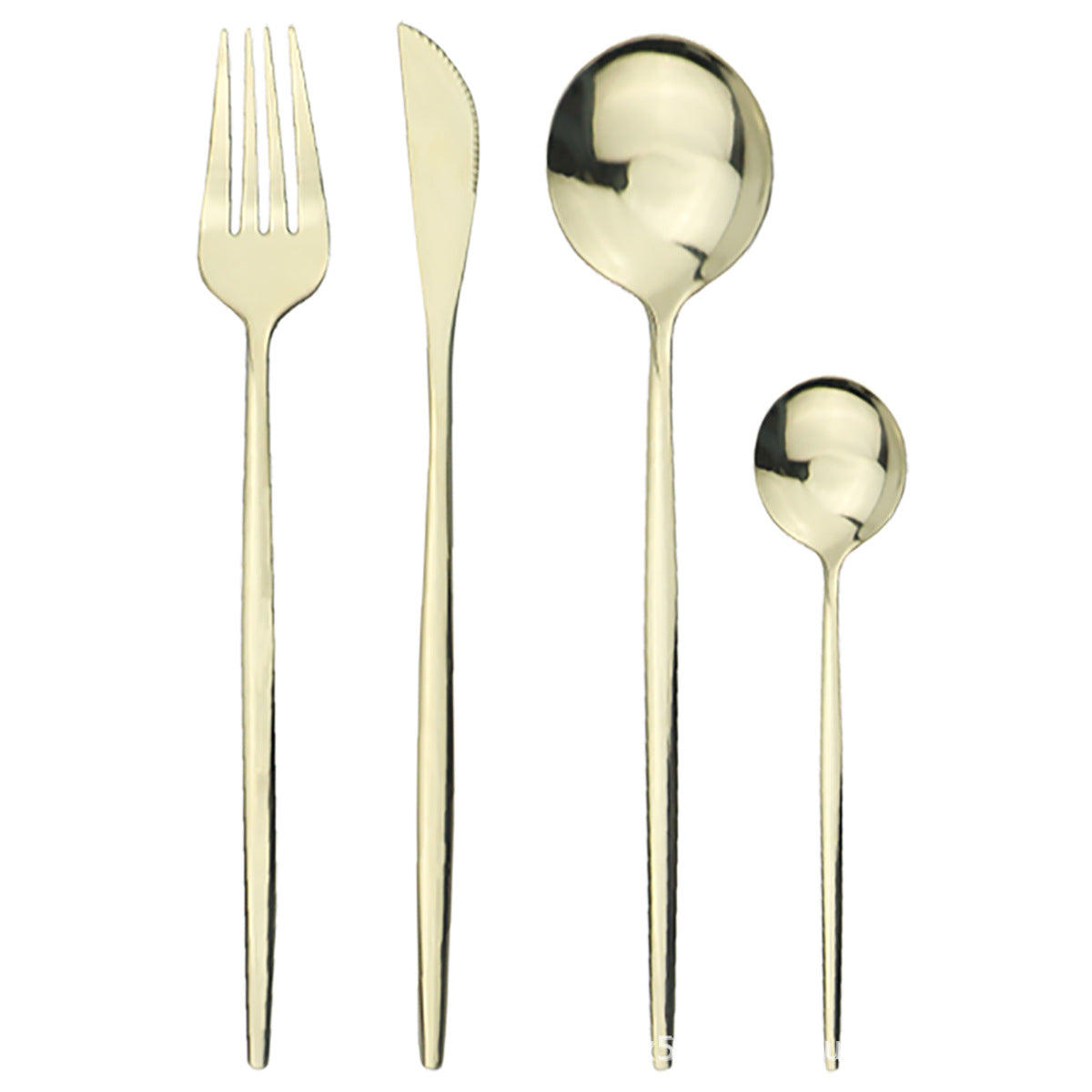 24-piece stainless steel cutlery set