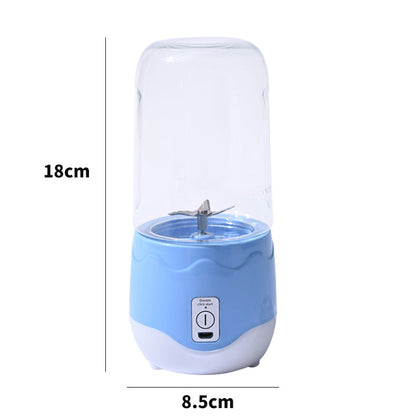 Portable Rechargeable Juicer Cup – 400ml Blender (18000RPM)