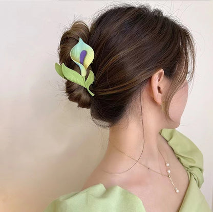 Women's Fashion Temperament Calla Lily Styling Hairpin