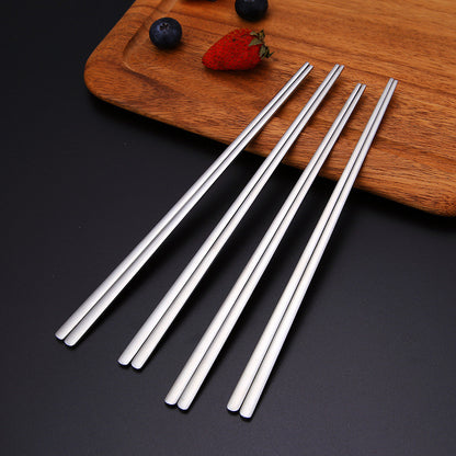 Stainless steel chopsticks korean style chopsticks