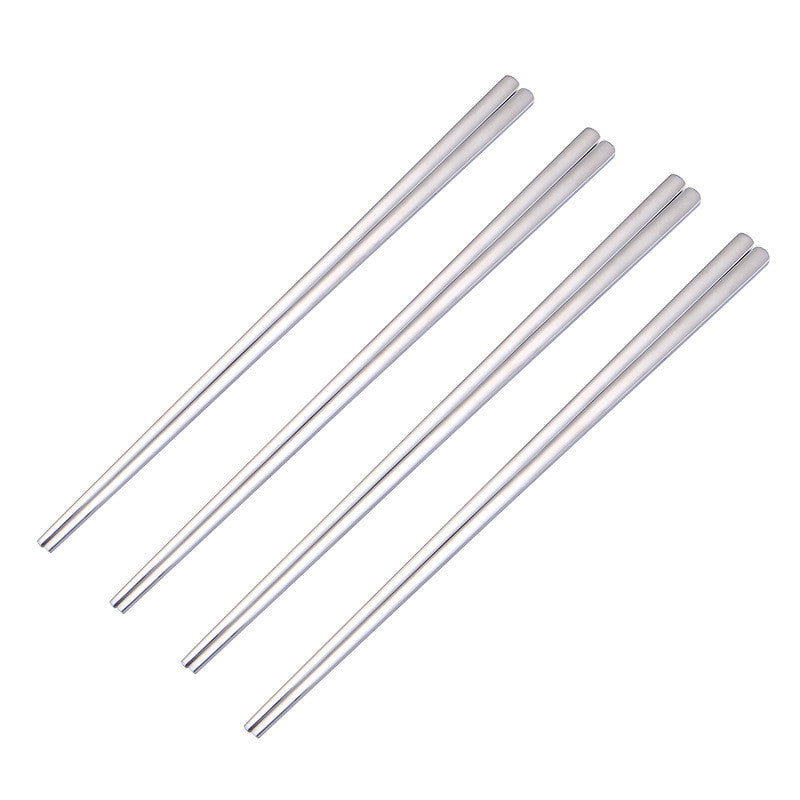 Stainless steel chopsticks korean style chopsticks