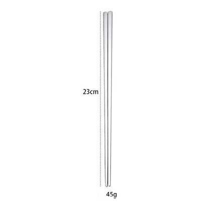 Stainless steel chopsticks korean style chopsticks