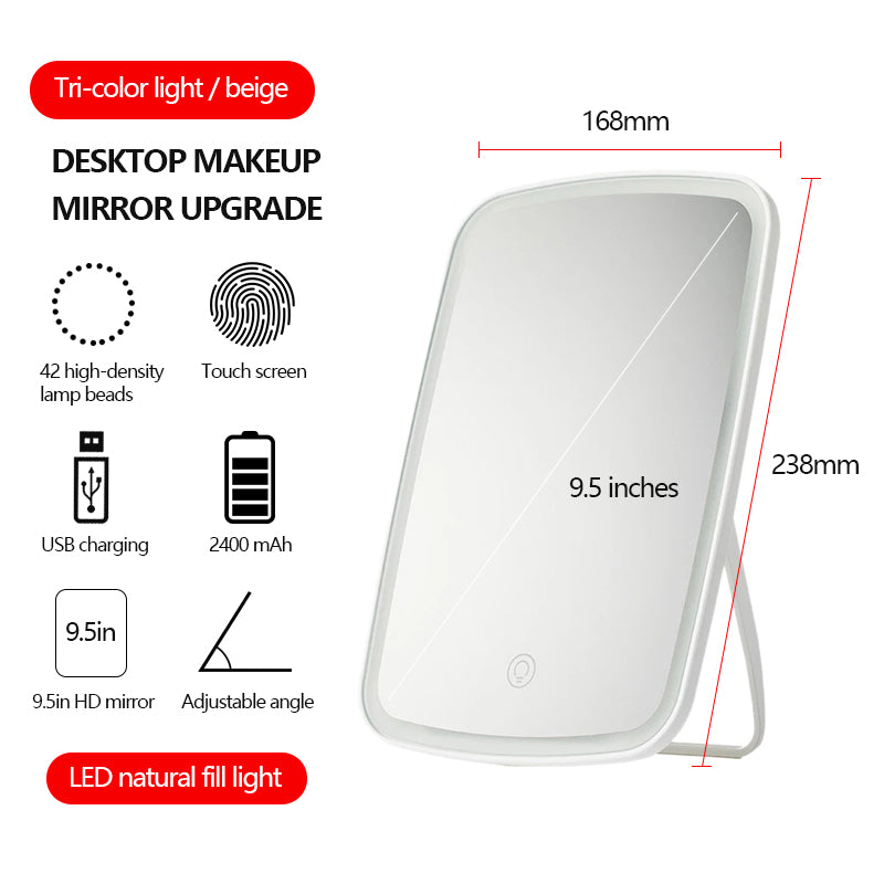 Intelligent Portable LED Makeup Mirror