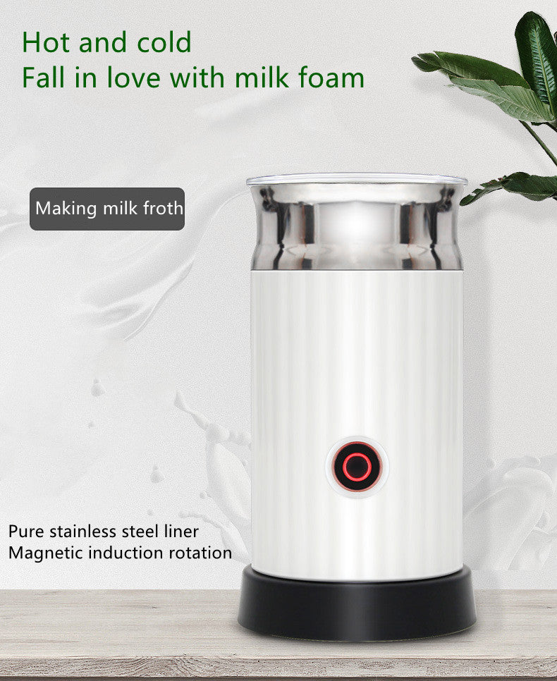 Electric Milk Frother & Milk Heater – Automatic Coffee Foam Maker