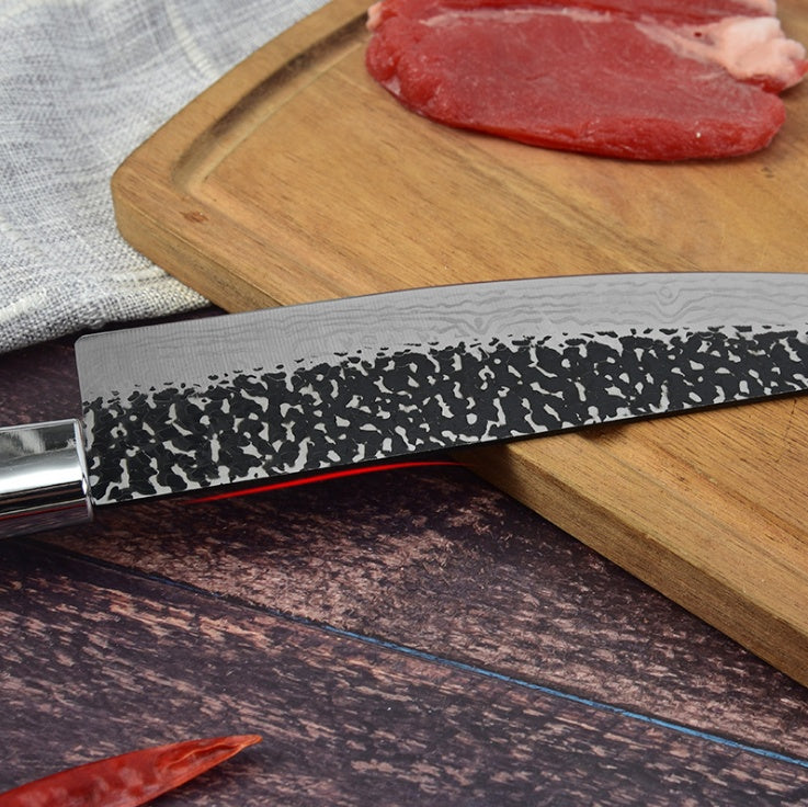 Stainless Chef's Knife Marbled Handle Diagonal Kitchen Knife Meat Slicing Knife Household kitchen knives