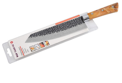 Stainless Chef's Knife Marbled Handle Diagonal Kitchen Knife Meat Slicing Knife Household kitchen knives