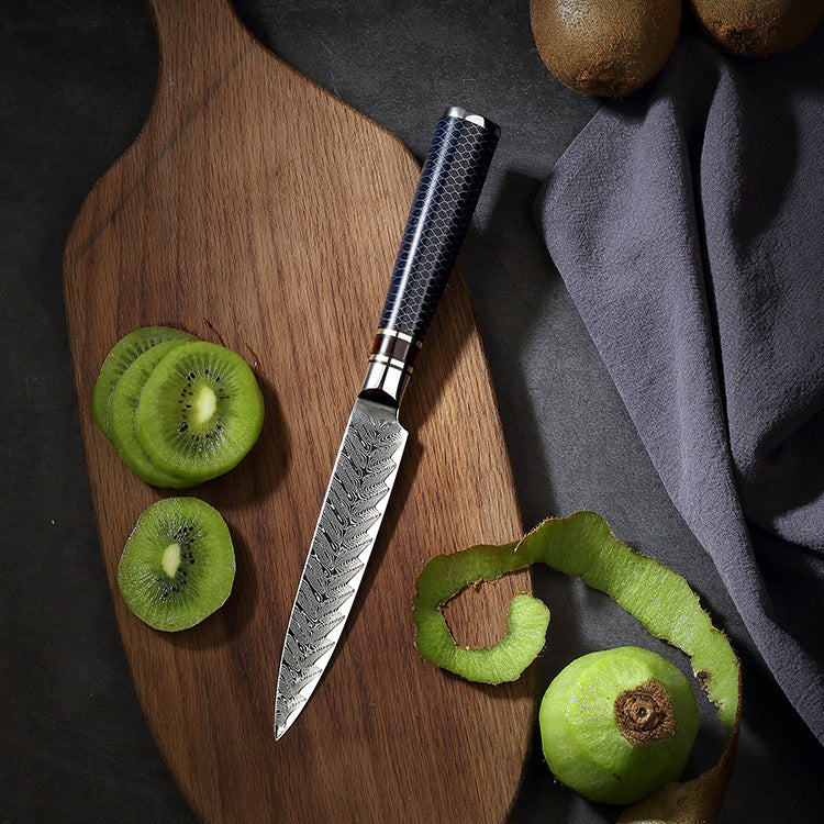 Professional Forged Laser Damascus 67layers Stainless Steel Resin Handle Kitchen Chef Knife Sets