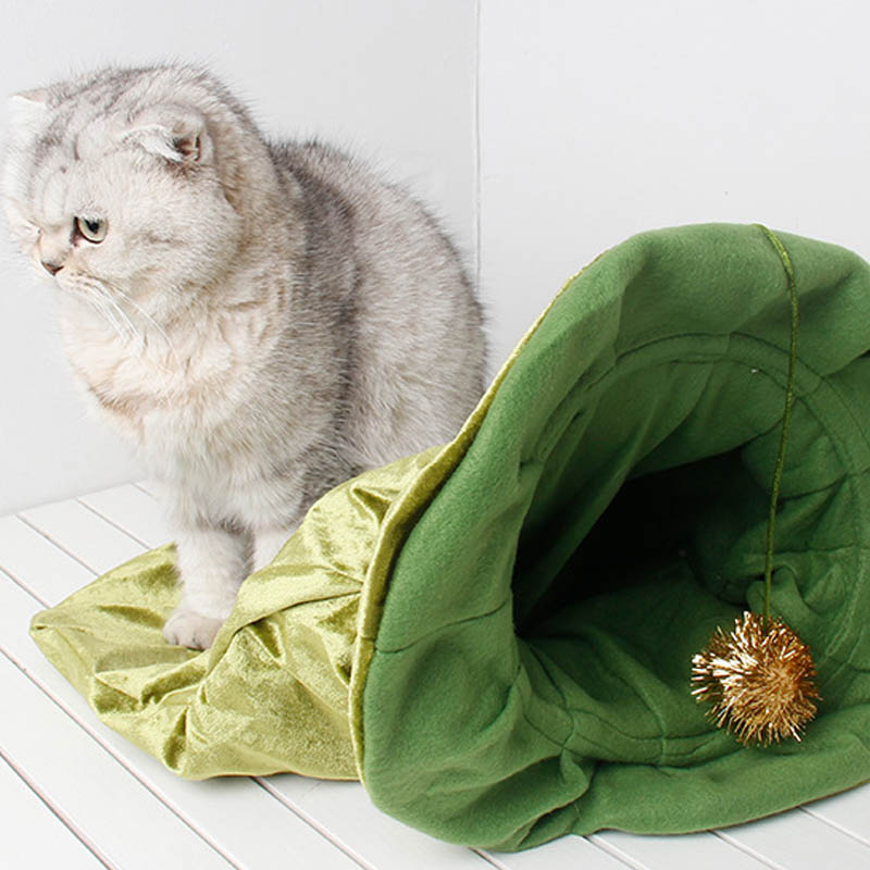 Simple Pet Flannel Toy Storage Bag