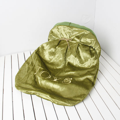 Simple Pet Flannel Toy Storage Bag
