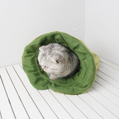 Simple Pet Flannel Toy Storage Bag