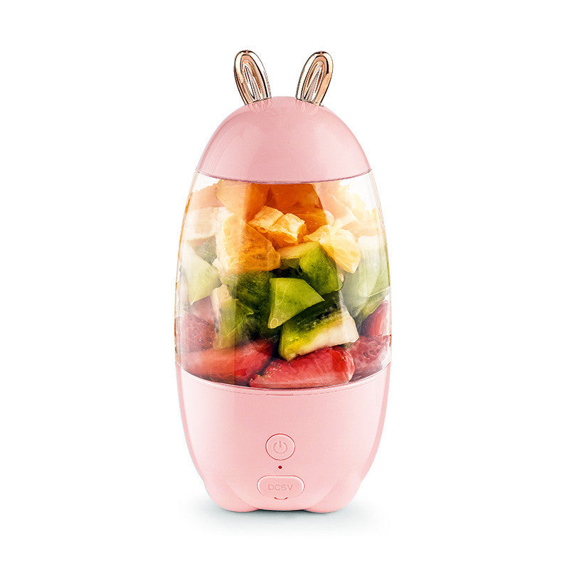 Cute Portable Blender Electric Juicer – Multifunctional Juice Maker for Home, Office & Students