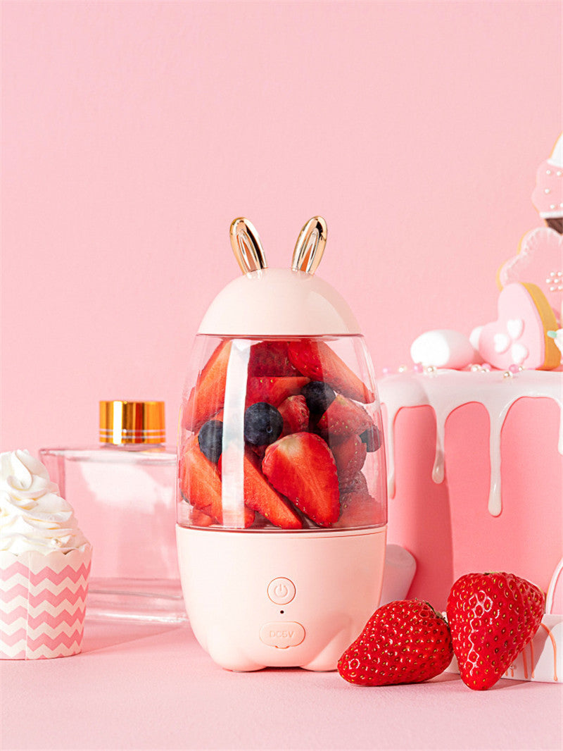 Cute Portable Blender Electric Juicer – Multifunctional Juice Maker for Home, Office & Students