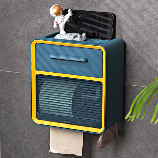 Creative Waterproof Paper Towel Holder Toilet Toilet Paper Shelves Pumping Box