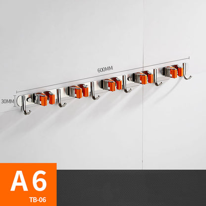 Brushless stainless steel mop holder