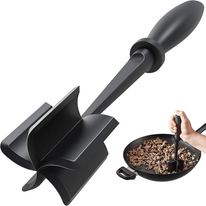 Heat-Resistant Nylon Meat Chopper & Masher – Non-Stick Cookware Tool
