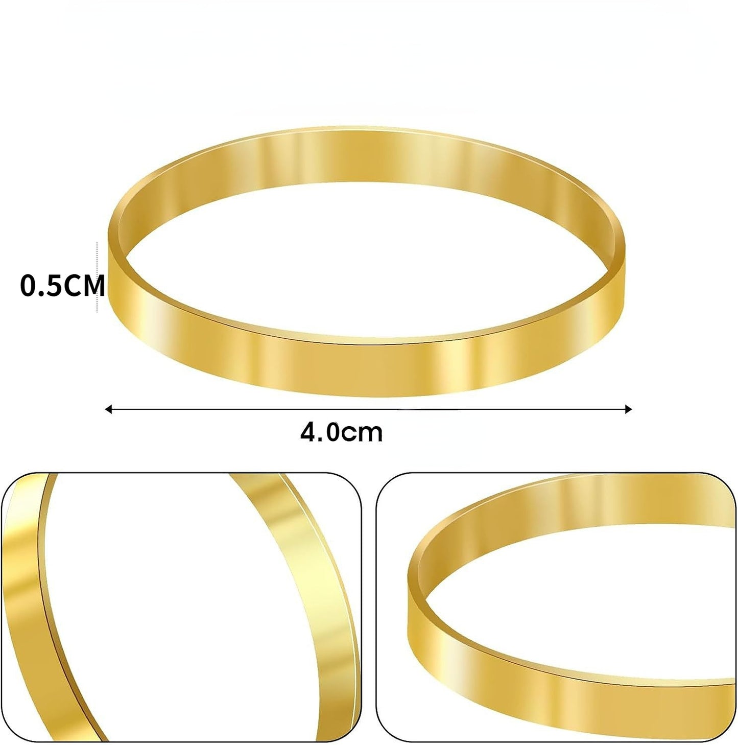 Cross-border Ring Napkin Buckle Gold Fashion Napkin Ring Hotel Table Setting