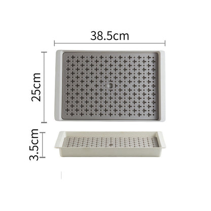 Tray Tabletop Storage Tray Tea Set Drain Tray