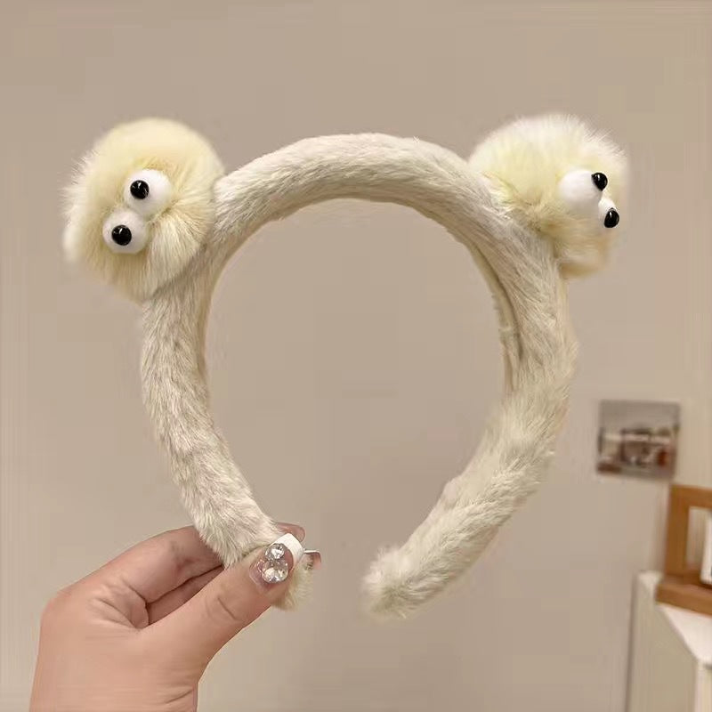 Cute Face Wash Hair Bands Female Cartoon Headwear Hair Band Headband Apply
