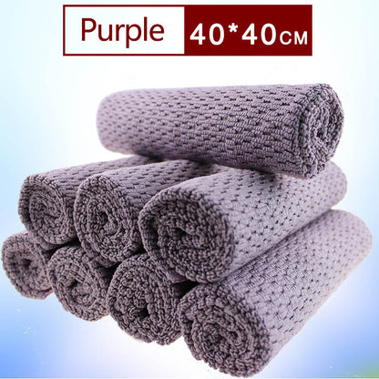 Jacquard large pearl cleaning towel absorbent cleaning towel