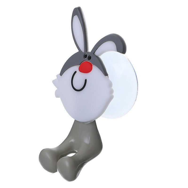 Cute Cartoon Suction Cup Toothbrush Holder Bathroom Bathroom Animal Toothbrush Holders