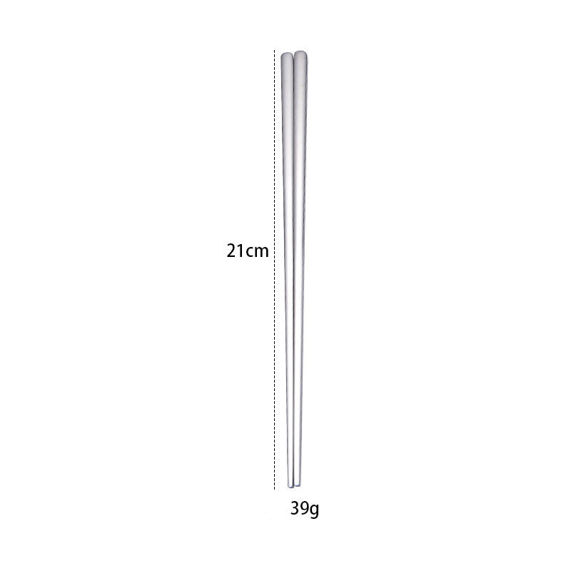 Stainless steel chopsticks korean style chopsticks