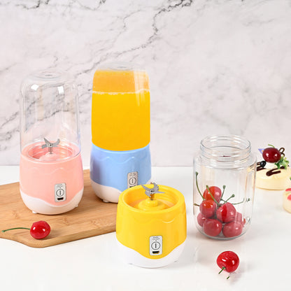 Portable Rechargeable Juicer Cup – 400ml Blender (18000RPM)