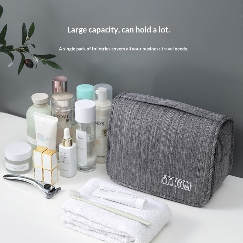 Cationic Hook Toiletry Bag Hanging Matte Dry-wet Separation Travel Makeup Bag