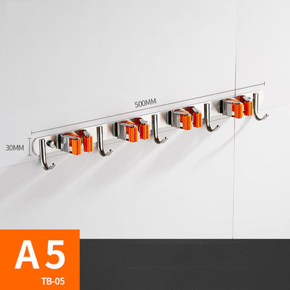 Brushless stainless steel mop holder