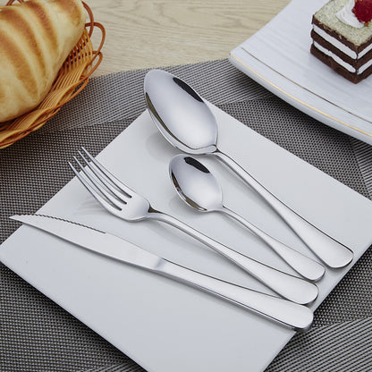 24-piece stainless steel cutlery set