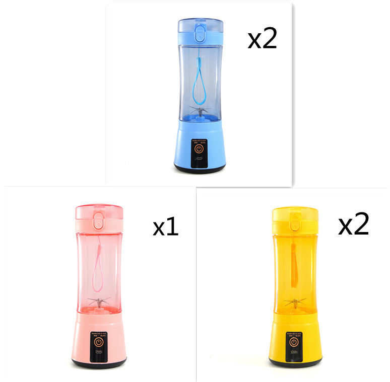 Portable USB Rechargeable Juicer Cup – 380ml Personal Blender