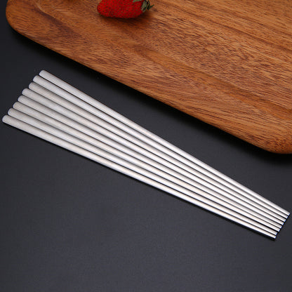 Stainless steel chopsticks korean style chopsticks
