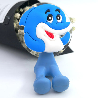 Cute Cartoon Suction Cup Toothbrush Holder Bathroom Bathroom Animal Toothbrush Holders