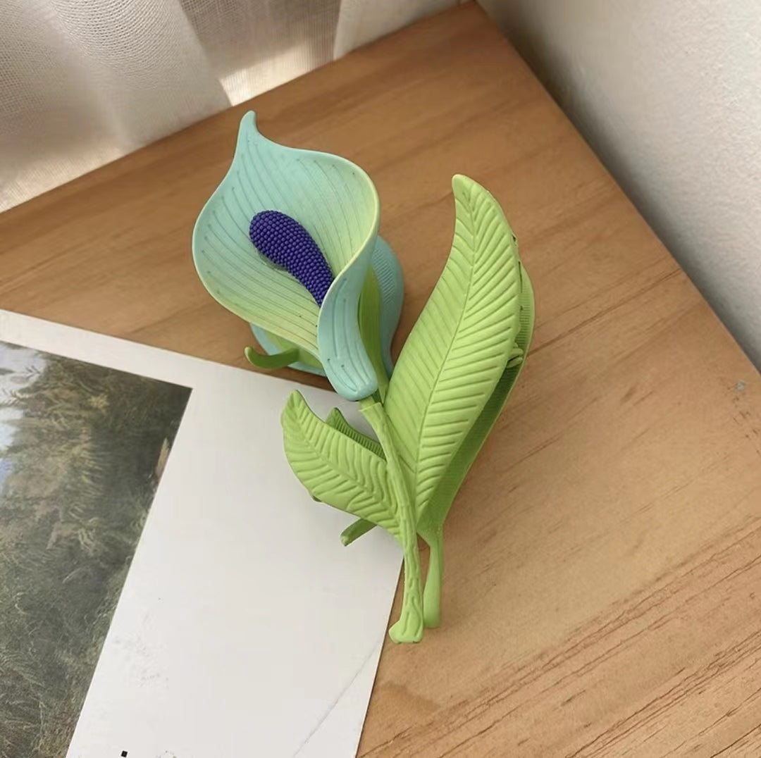 Women's Fashion Temperament Calla Lily Styling Hairpin
