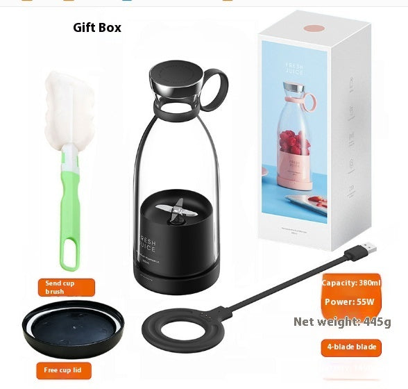 Portable USB Rechargeable Blender Bottle – 350ml Personal Smoothie & Juice Maker