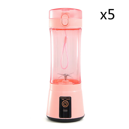 Portable USB Rechargeable Juicer Cup – 380ml Personal Blender