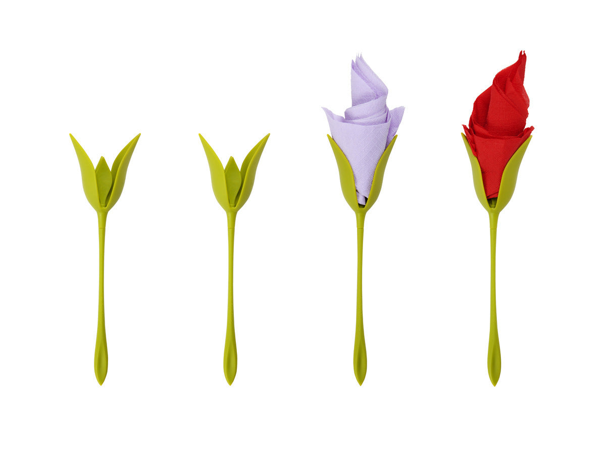 Napkin Holders Tissue Flower Tool Napkin Rose Flower Curl Table Household Origami Flower Set