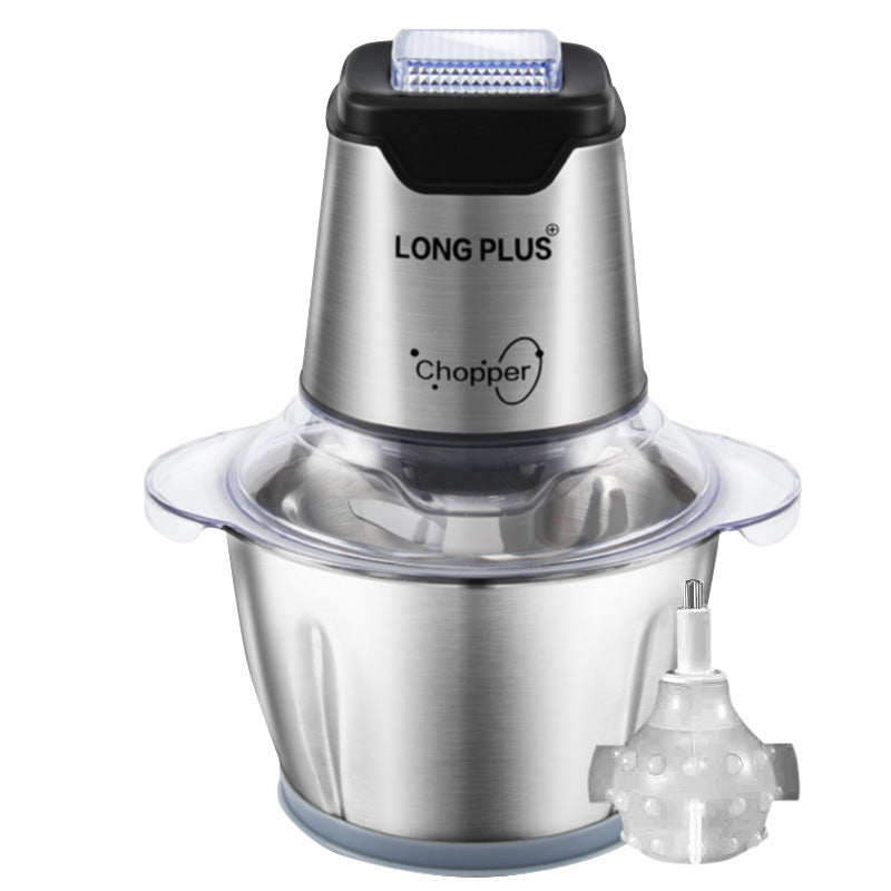 Electric Food Chopper – 304 Stainless Steel Bowl Kitchen Processor