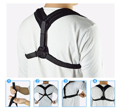 Adjustable Clavicle & Lower Back Support Strap