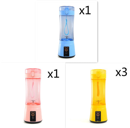 Portable USB Rechargeable Juicer Cup – 380ml Personal Blender