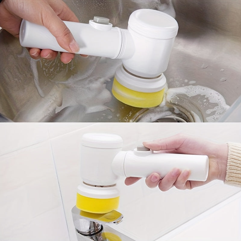 Electric Spin Cleaning Brush – USB Rechargeable Handheld Rotary Power Cleaning Brush for Kitchen & Bathroom