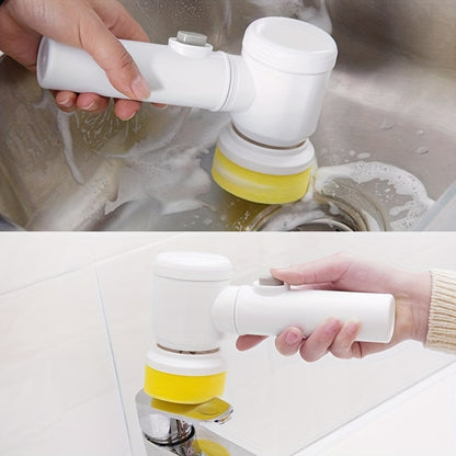 Electric Spin Cleaning Brush – USB Rechargeable Handheld Rotary Power Cleaning Brush for Kitchen & Bathroom