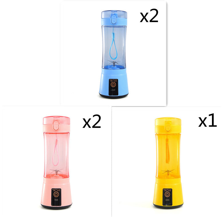 Portable USB Rechargeable Juicer Cup – 380ml Personal Blender